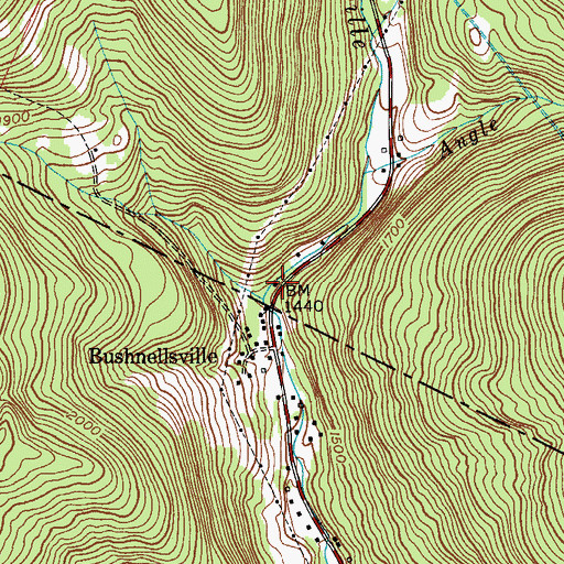Topographic Map of School Number 5 (historical), NY