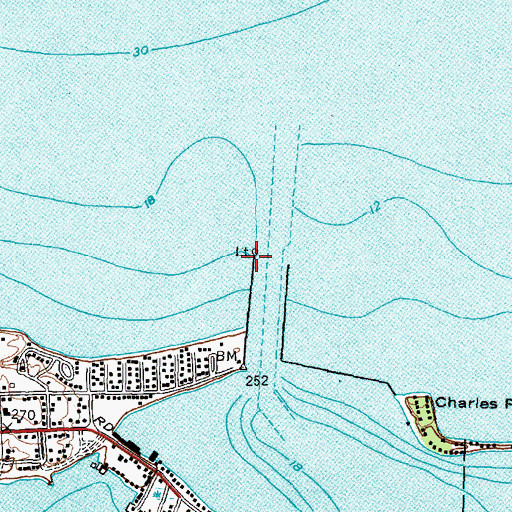 Topographic Map of Sodus Point Lighthouse, NY