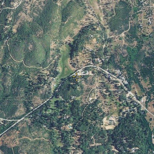 Aerial/Satellite Image of Yuba County Forestry Headquarter, CA