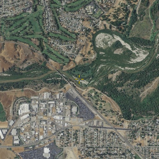 Aerial/Satellite Image of Tequesquito Arroyo, CA