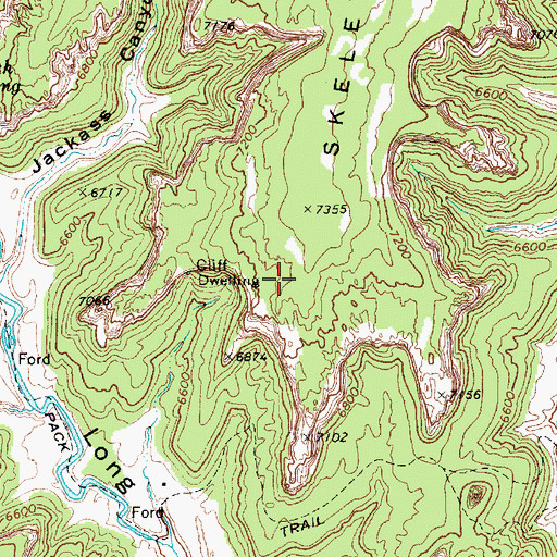 Topographic Map of Boiling Spring, AZ