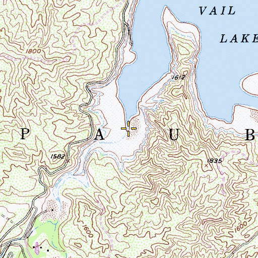 Topographic Map of Arroyo Seco Creek, CA