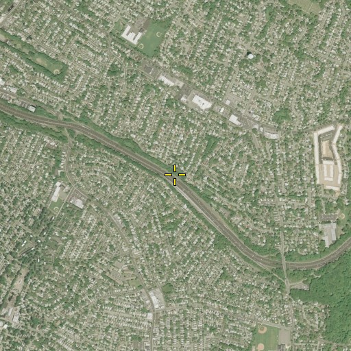 Aerial/Satellite Image of North Valley Stream Census Designated Place, NY