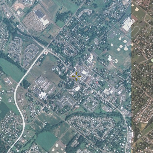 Aerial/Satellite Image of Harleysville Census Designated Place, PA