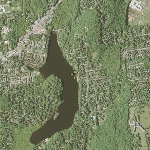 Aerial/Satellite Image of Lake Mohegan Census Designated Place, NY