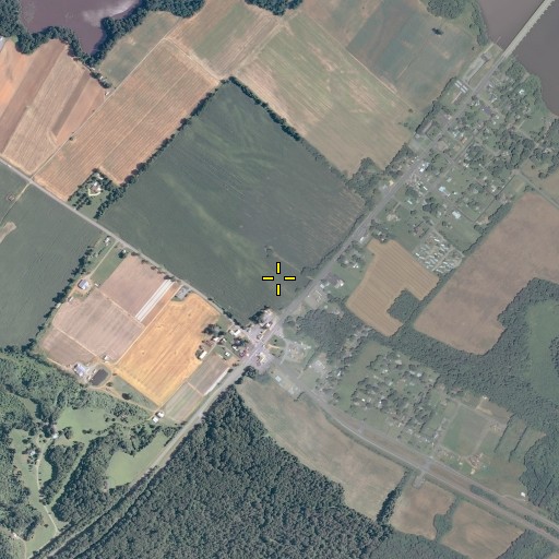 Aerial/Satellite Image of Town of Port Royal, VA