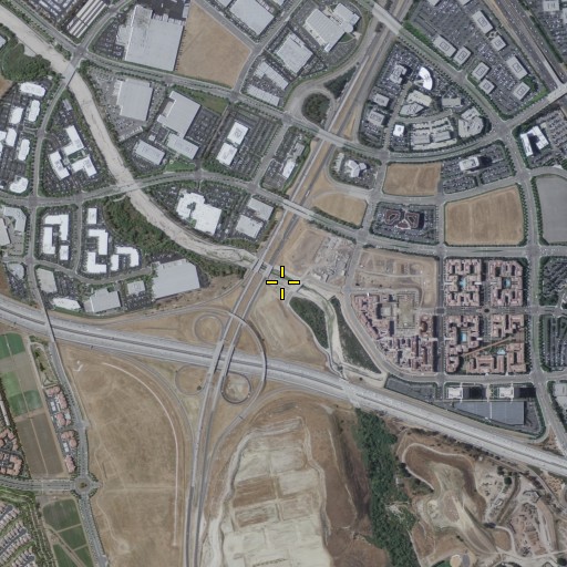 Aerial/Satellite Image of Bee Canyon Wash, CA