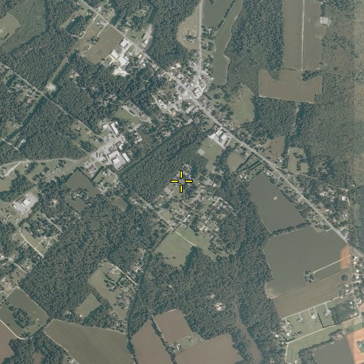 Aerial/Satellite Image of Town of White Stone, VA