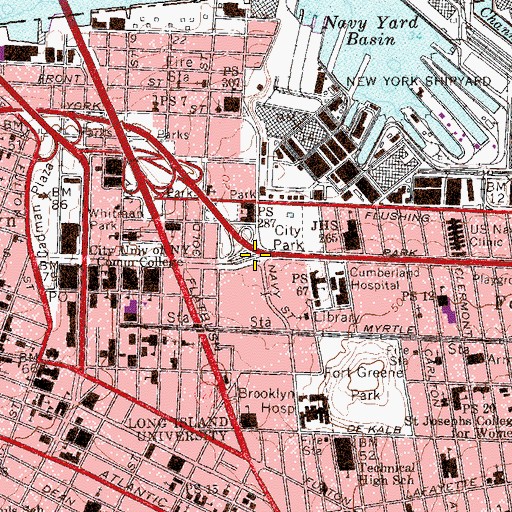 Topographic Map of Arbor Place, NY