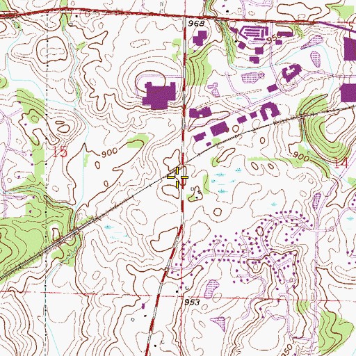 Topographic Map of City of Chanhassen, MN