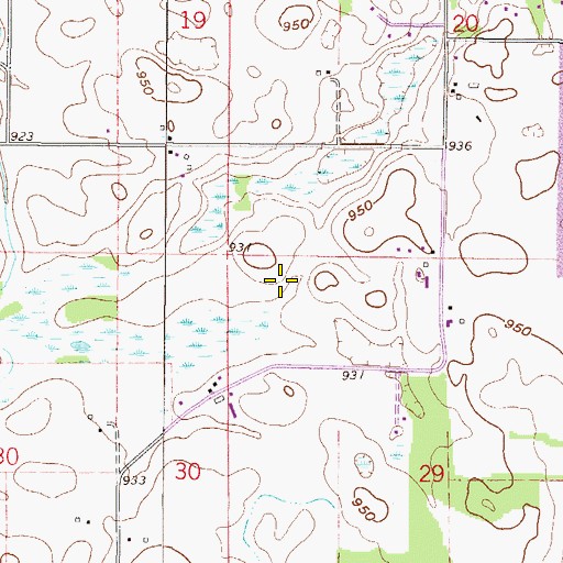 Topographic Map of City of Otsego, MN