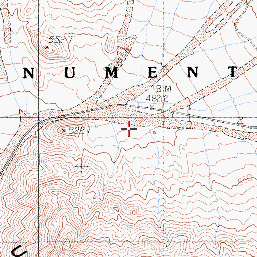 Topographic Map of Bradbury Wash, CA