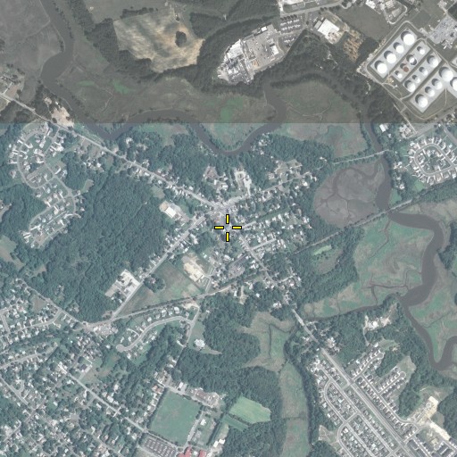 Aerial/Satellite Image of East Greenwich Fire Department Mount Royal Fire Company - Mantua Station, NJ