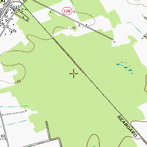 Topographic Map of Elrod Census Designated Place, NC