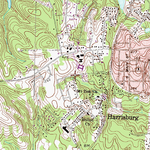 Topographic Map of Hardwick Census Designated Place, GA