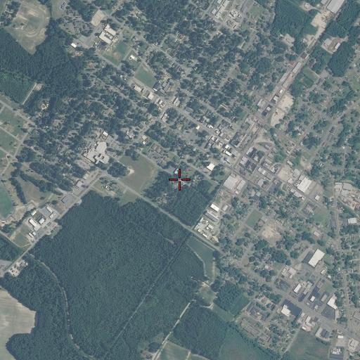 Aerial/Satellite Image of Town of Ahoskie, NC