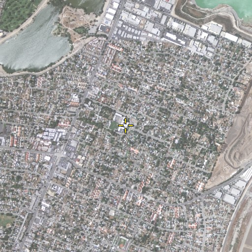 Aerial/Satellite Image of Cherrylee Elementary School, CA