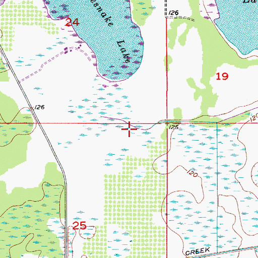 Topographic Map of City of Winter Haven, FL