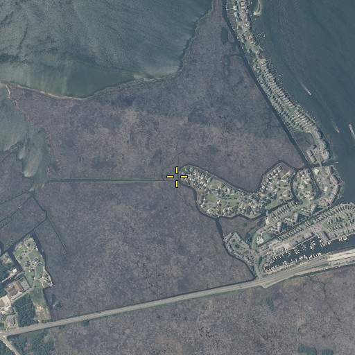 Aerial/Satellite Image of Town of Manteo, NC