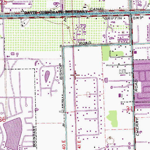 Topographic Map of Sunshine Acres, FL