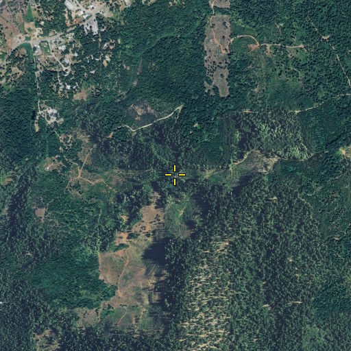 Aerial/Satellite Image of Challenge-Brownsville Census Designated Place, CA