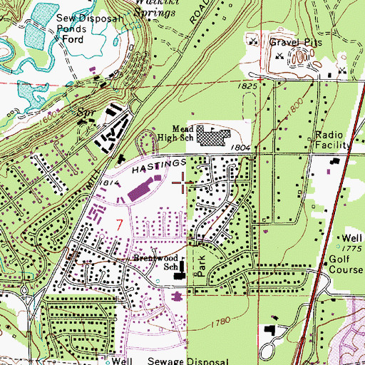 Topographic Map of Fairwood Census Designated Place, WA