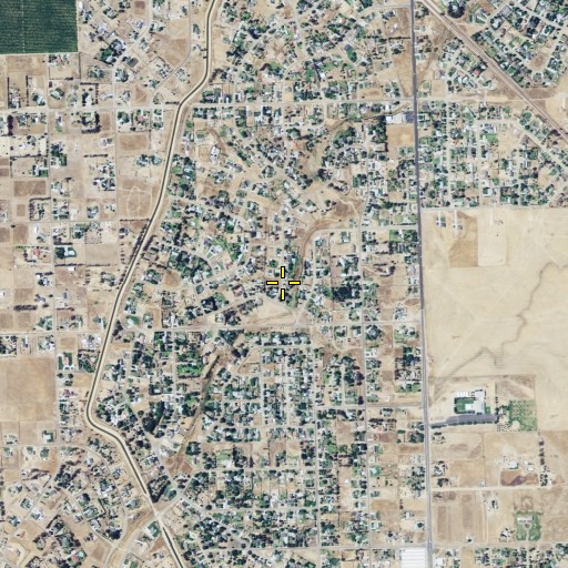 Aerial/Satellite Image of Madera Acres Census Designated Place, CA