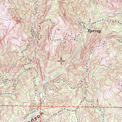 Topographic Map of Foothill Ranch Census Designated Place (historical), CA