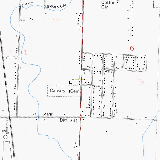 Topographic Map of Home Garden Census Designated Place, CA
