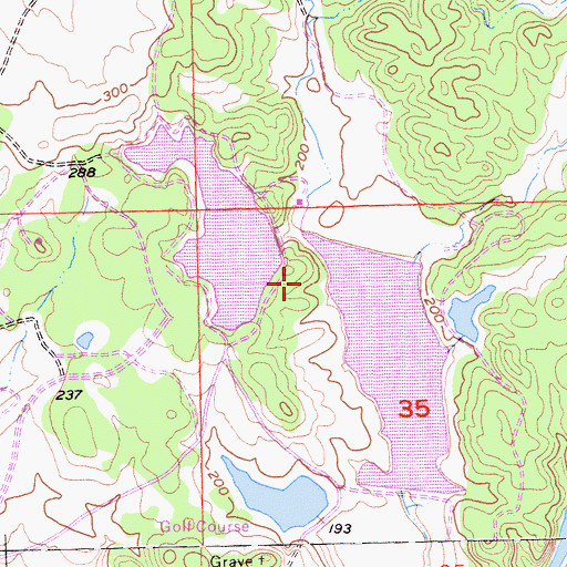 Topographic Map of Rancho Murieta Census Designated Place, CA