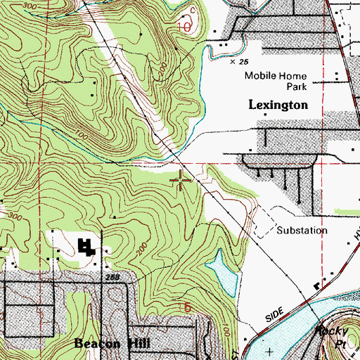 Topographic Map of West Side Highway Census Designated Place, WA
