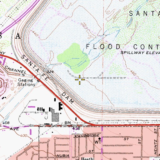 Topographic Map of City of Irwindale, CA