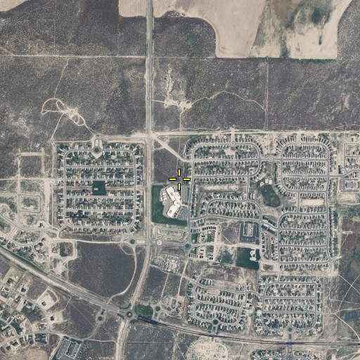Aerial/Satellite Image of City of Eagle Mountain, UT