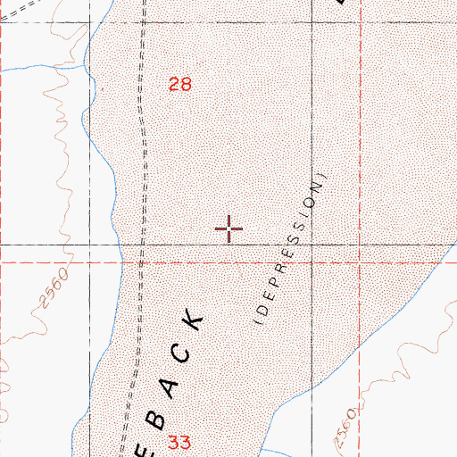 Topographic Map of Cuddeback Lake, CA