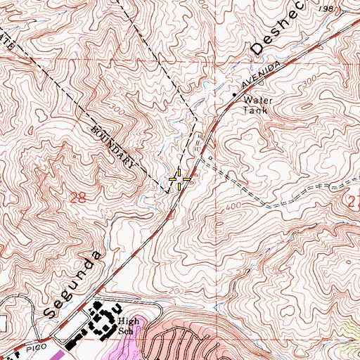 Topographic Map of City of San Clemente, CA