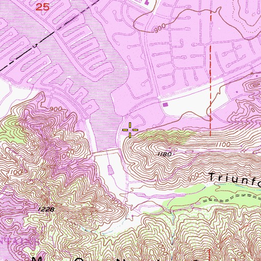 Topographic Map of City of Westlake Village, CA