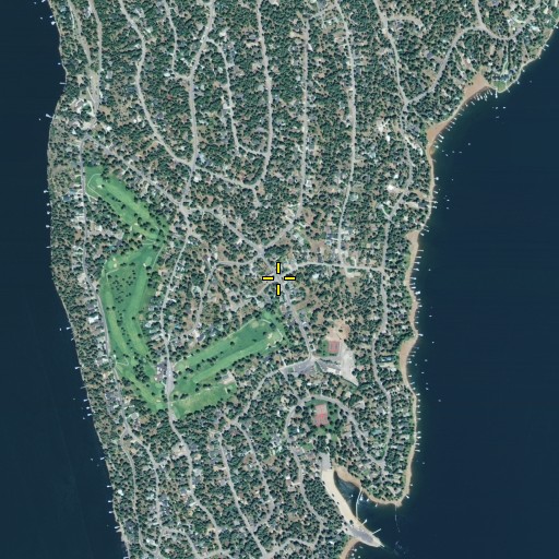 Aerial/Satellite Image of Lake Almanor Country Club, CA