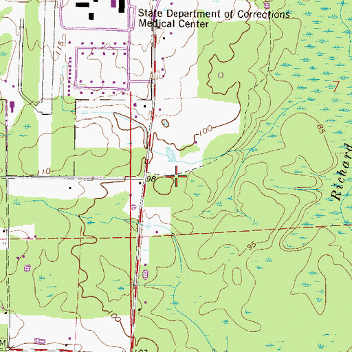 Topographic Map of The Anchor Christ Central Ministries, FL