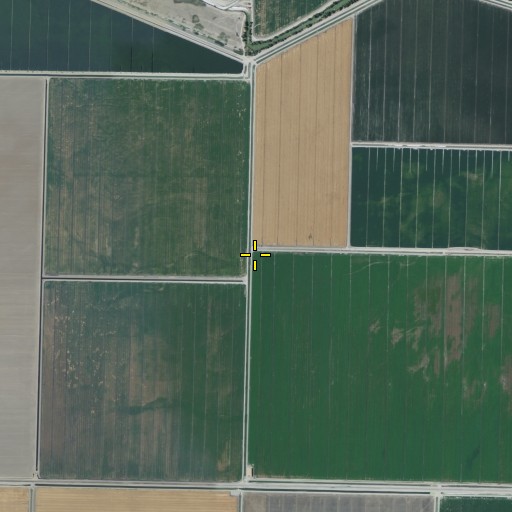 Aerial/Satellite Image of East Hansen Fisk Ditch, CA