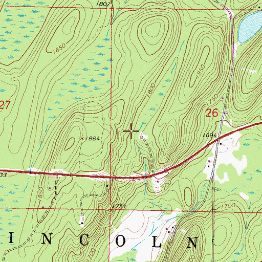 Topographic Map of Forest County Potawatomi Community, WI