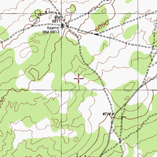 Topographic Map of RU572, AZ