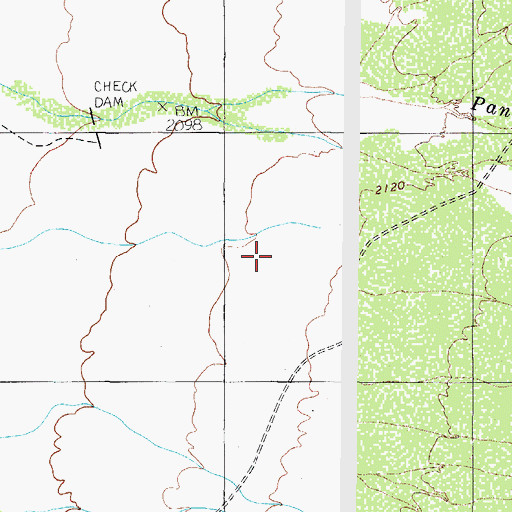 Topographic Map of Sells District, AZ