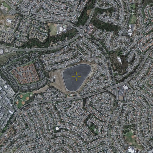 Aerial/Satellite Image of El Toro Reservoir, CA