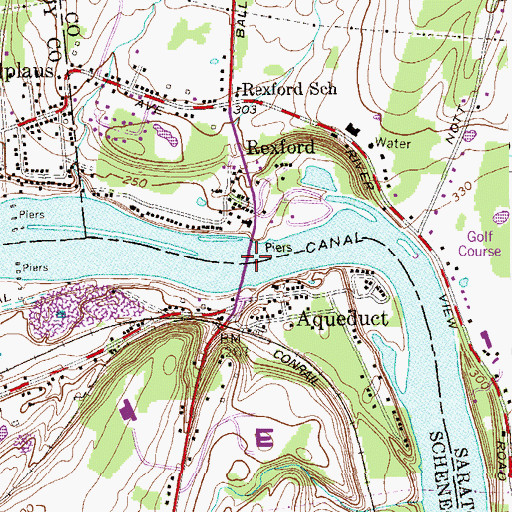 Topographic Map of Bridge 8, Erie Canal, NY