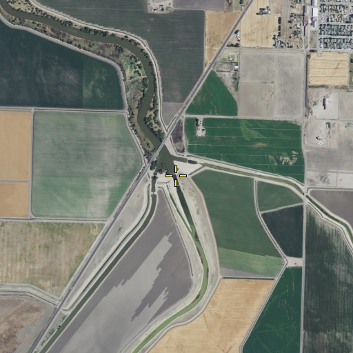 Aerial/Satellite Image of Empire Weir Number Two, CA