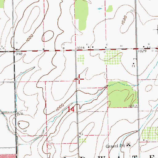 Topographic Map of Family Practice and Orthopedic Clinic, MI