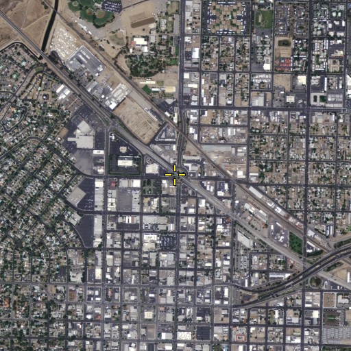 Aerial/Satellite Image of Garces Circle, CA
