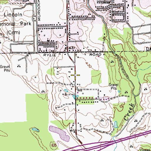 Topographic Map of Chosen Generation Church, TX