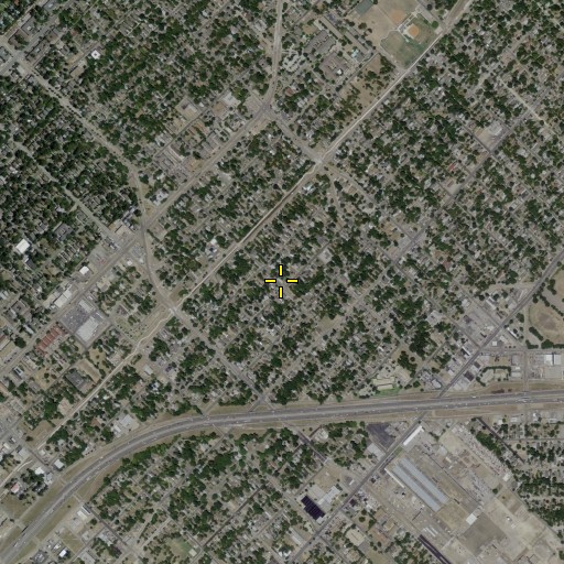 Aerial/Satellite Image of East Dallas Congregational Church, TX