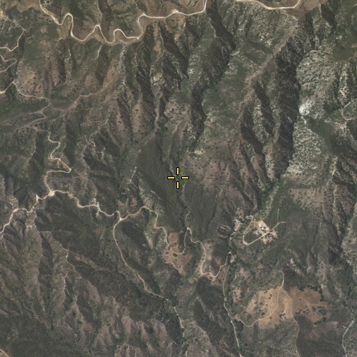 Aerial/Satellite Image of Goldenrod Spring, CA